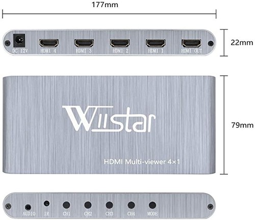 Hdmi 4x1 quad multi viewer - quad, multi-viewer