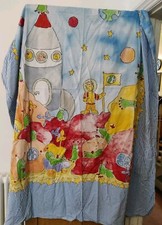 IKEA 90s Kids Children's Duvet Space Astronaut Stars Pillowcase Set