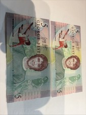 George best five pound notes x