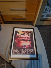 Ayrton Senna Watching On San Marino Framed Print Wall Art Poster