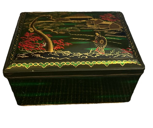 Vintage tea tin circa - vintage,