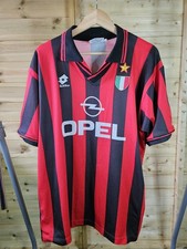 Rare Original AC Milan 1996/1997 Home Shirt XL LOTTO