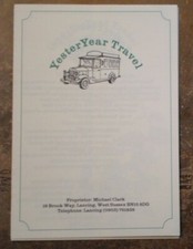 YESTERYEAR TRAVEL orig Mascot