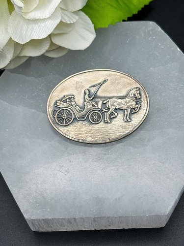 Sterling silver pin brooch - sterling,
