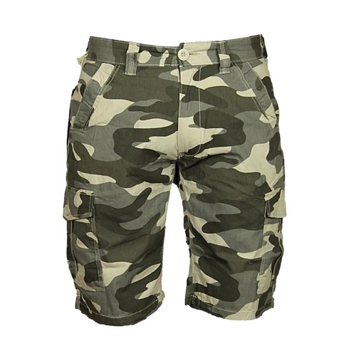 Mens camouflage cargo shorts - camouflage,
