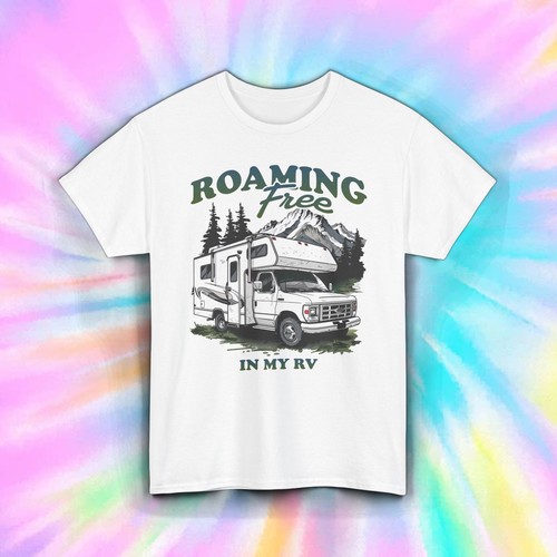 Roaming free shirt - rv, camping