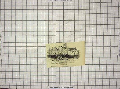 Original old antique print - original,