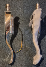 Pair of Porta Romana surface mounted wall lights [RIBBON TWL08]