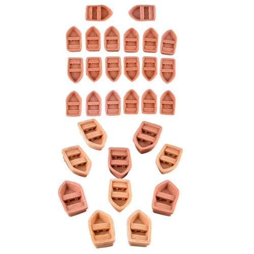 Set miniature wooden - 10,