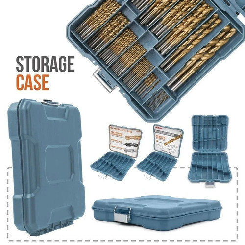 Empty drill bits storage box - drill,