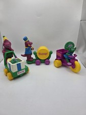 Set of 3 Barney the dinosaur