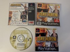 Duke Nukem Land of the Babes PlayStation PS1 Shooting Video Game CIB with Manual