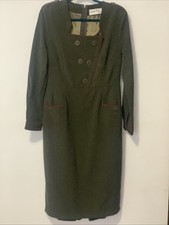 Bettie Page Olive Military