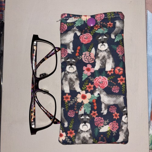 Schnauzer dog fabric - schnauzer,