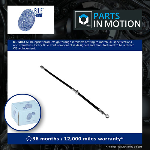 Brake hoses front - brake, (pair)