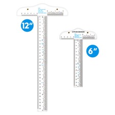 6"/12" Clear Acrylic T-Square