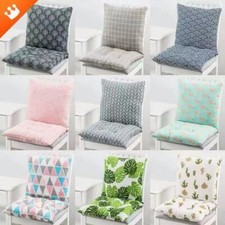 Garden Rocking Deck Chair Cushion High Back Chair Tie On Seat Pads Cushions Set