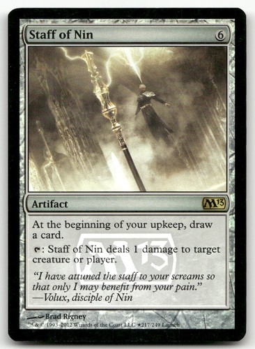 Staff nin 217 - nin, (foil)