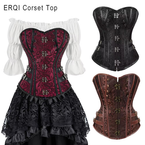 Steampunk corset women plus - steampunk,