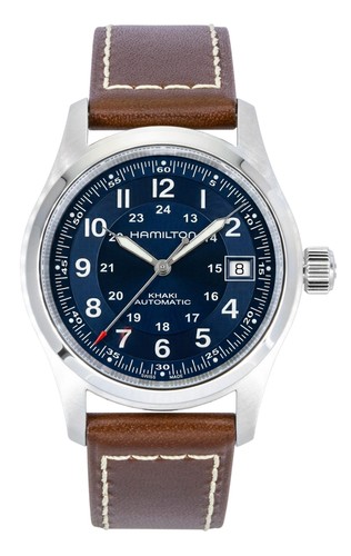 Hamilton khaki field blue dial - field,