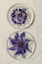 Handmade Unique Purple & White