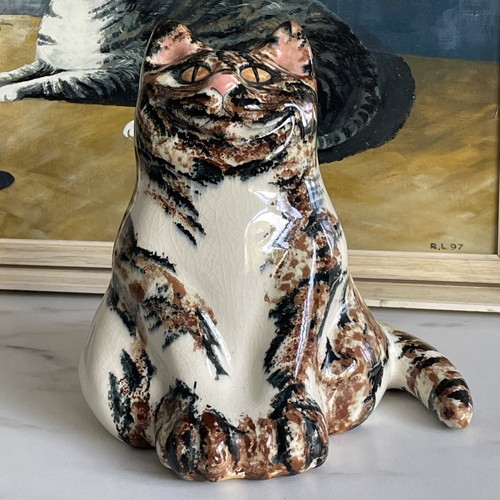 Vintage ceramic pottery - ceramic, cat