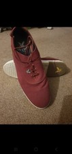 Lyle And Scott Shoes Trainers Mens Red Burgundy Size 10
