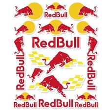 Reflective Red Bull Sticker