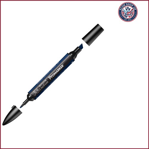 Indigo blue permanent marker - blue,