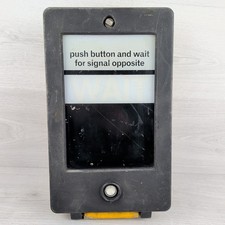 Pedestrian Crossing Wait Signal Traffic Light Mancave Sign Garage Lamp