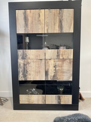 Oak display cabinet - display,