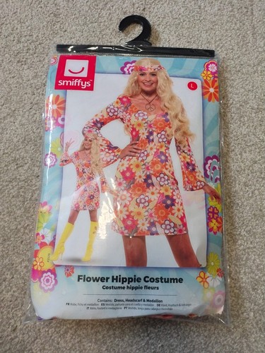 Womens flower hippie costume - flower,