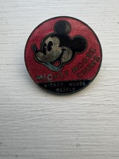 1930s Chum Mickey Mouse Pin Badge
