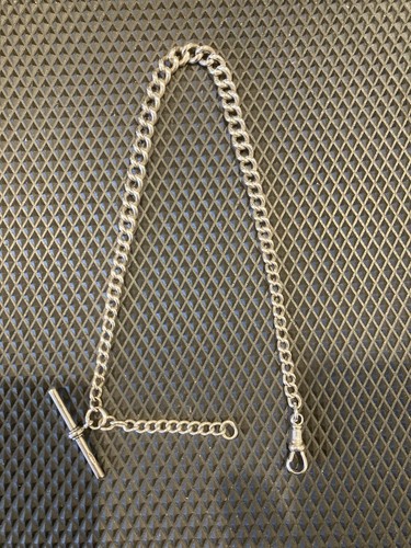 Silver albert watch chain - albert,