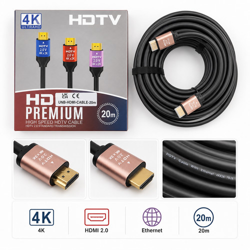 High speed hdmi cable 20m - hdmi,