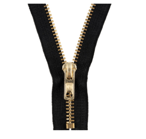 Opti gold metal zip 20cm - metal,