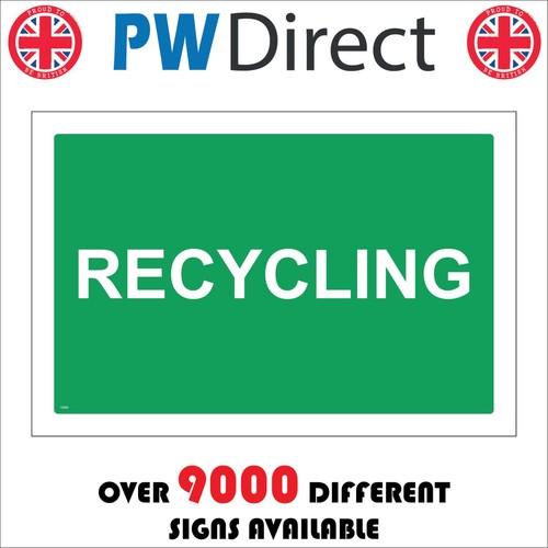 Sign recycling green - sign,