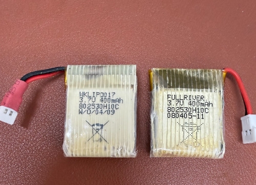 7v 400mah lithium - 3.7v,