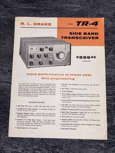 Drake side band - tr-4, receiver