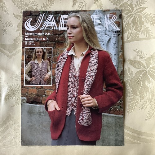 Jaeger knitting pattern 4758