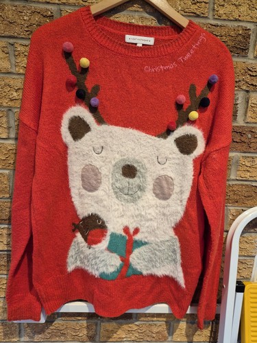 Next red cute polar - bear, and