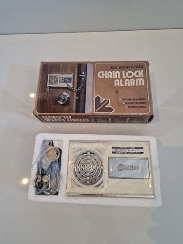 Vintage key lock door chain - lock,