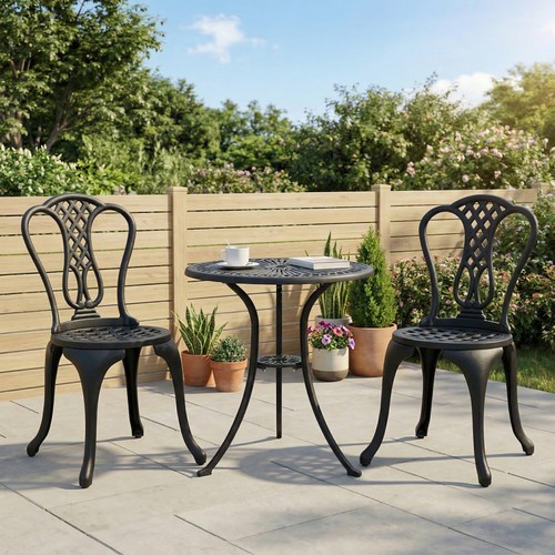 Aluminium cafe bistro - cafe, set