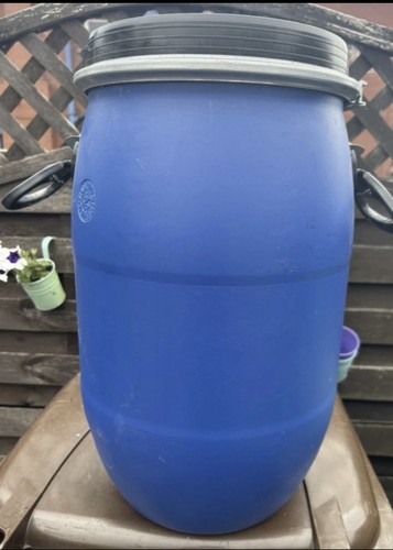 30l blue barrel drum - blue,