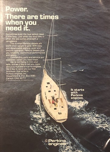 1977 perkins marine diesel - marine,