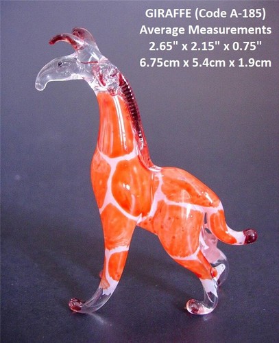 Beautiful glass giraffe - glass,