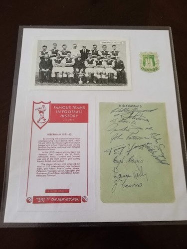 Rare hibernian 1951 52 - hibernian, 1951-52