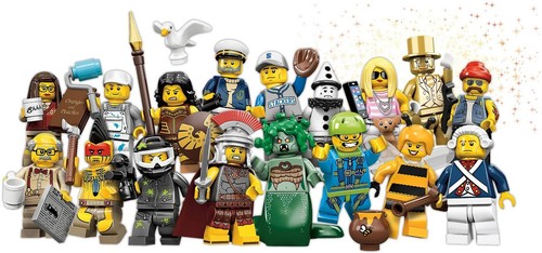 Lego minifigures series - lego, 10