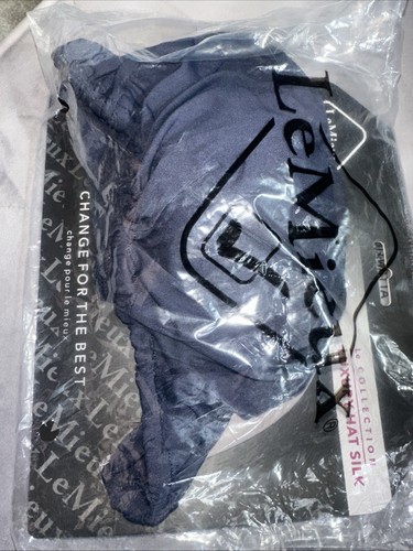 Lemieux hat silk navy grey - hat, new