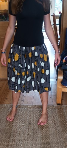 Orla kiely silk skirt - orla,